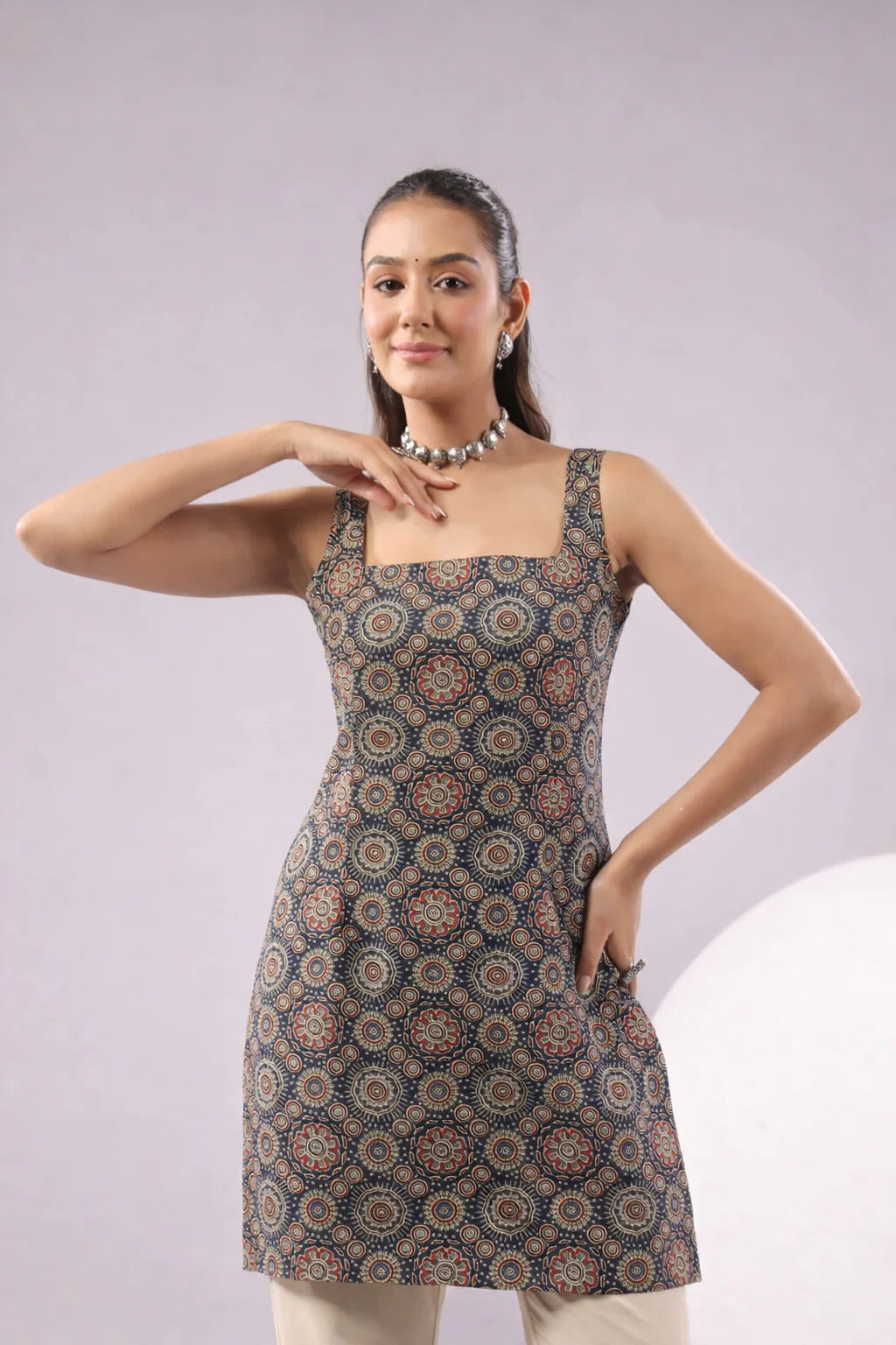 Indigo Ajrakh Tunic