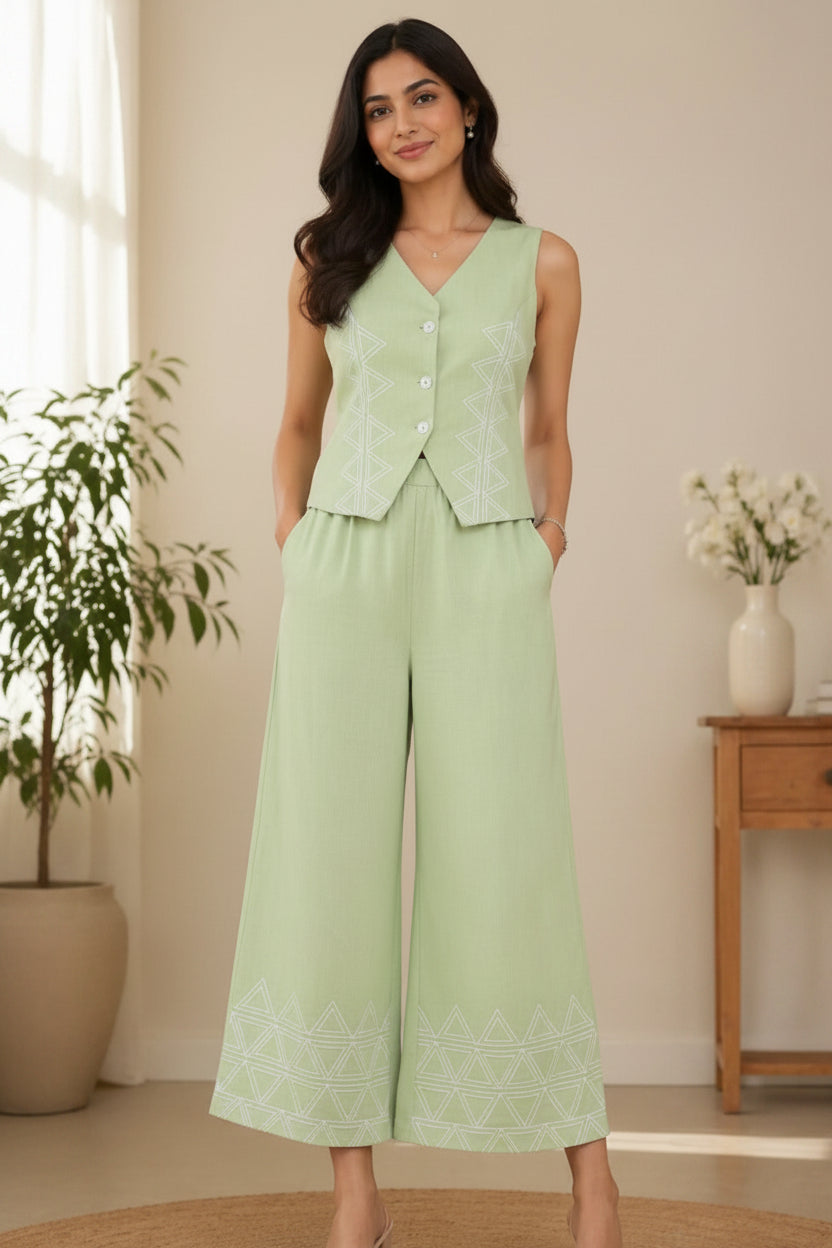 Green(Co-ord) Set
